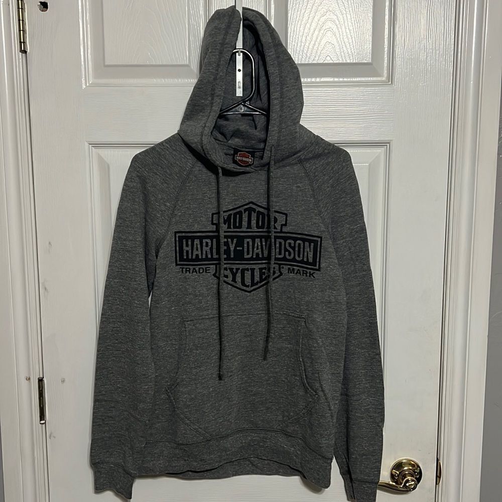 🔥🔥 HARLEY DAVIDSON Alefs Wichita,KS Hoodie Sweatshirt - Women Sz SM - PERFECT